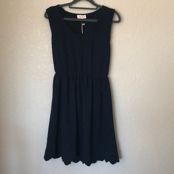 ModCloth Navy Short A-Line Dress - Picture 1 of 6